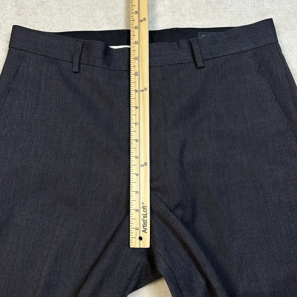 Banana Republic Wool Dress Pants Men's 33x30 Lined Dark Gray Flat Front